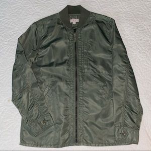 J. CREW Men’s Nylon Bomber Jacket